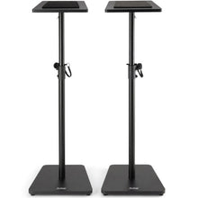 Load image into Gallery viewer, On Stage SMS7500B Studio Monitor Stands, Wood, Black, Pair-Easy Music Center