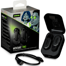 Load image into Gallery viewer, Shure MV-TWO-Z7 MoveMic Two-Channel Wireless Lavalier Microphones-Easy Music Center