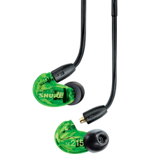 Load image into Gallery viewer, Shure SE215SPE-GN Sound Isolating Earphones w/ Dynamic MicroDriver, Green-Easy Music Center