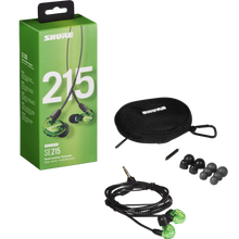 Load image into Gallery viewer, Shure SE215SPE-GN Sound Isolating Earphones w/ Dynamic MicroDriver, Green-Easy Music Center