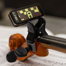 Load image into Gallery viewer, Peterson SC-HDCV StroboClip HDC Tuner w/ Violin Clamp, Rechargable Li-Ion Battery, Clip-On-Easy Music Center