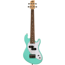Load image into Gallery viewer, Kala UBASS-SB-GN-FS Solid Body UBASS, 4-String, Fretted, Surf Green-Easy Music Center