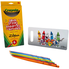 Load image into Gallery viewer, Zildjian ZKIDS Crayola Kids Drumsticks Pack-Easy Music Center