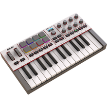 Load image into Gallery viewer, Akai MPKMINI4W Mini Keyboard and Drum Pads, White-Easy Music Center