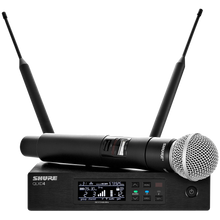 Load image into Gallery viewer, Shure QLXD24/SM58-G50 QLXD2/SM58 Handheld Transmitter with QLXD4 Wireless Receiver-Easy Music Center