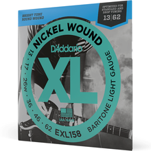Load image into Gallery viewer, D'addario EXL158 13-62 Baritone Guitar Strings, Light, XL Nickel-Easy Music Center