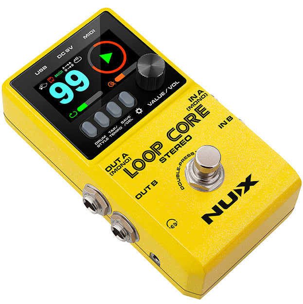 music looper pedal NUX Loop Core Stereo Looper Pedal