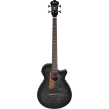 Load image into Gallery viewer, Ibanez AEGB25ETKH AE Acoustic/Electric Bass, Flame Maple Top, Sapele b/s, Transparent Black Sunburst-Easy Music Center