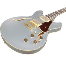 Load image into Gallery viewer, Ibanez AS73GMSF Artcore Dbl Cut, HH, Elite PU, Moonstone Silver Flat-Easy Music Center