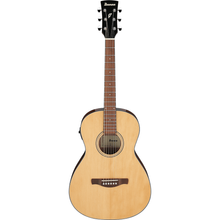 Load image into Gallery viewer, Ibanez PN50TKENDH Parlor Acoustic Guitar, Spruce Top, Teak B/S, w/ Electronics, Dark Brown Sunburst-Easy Music Center