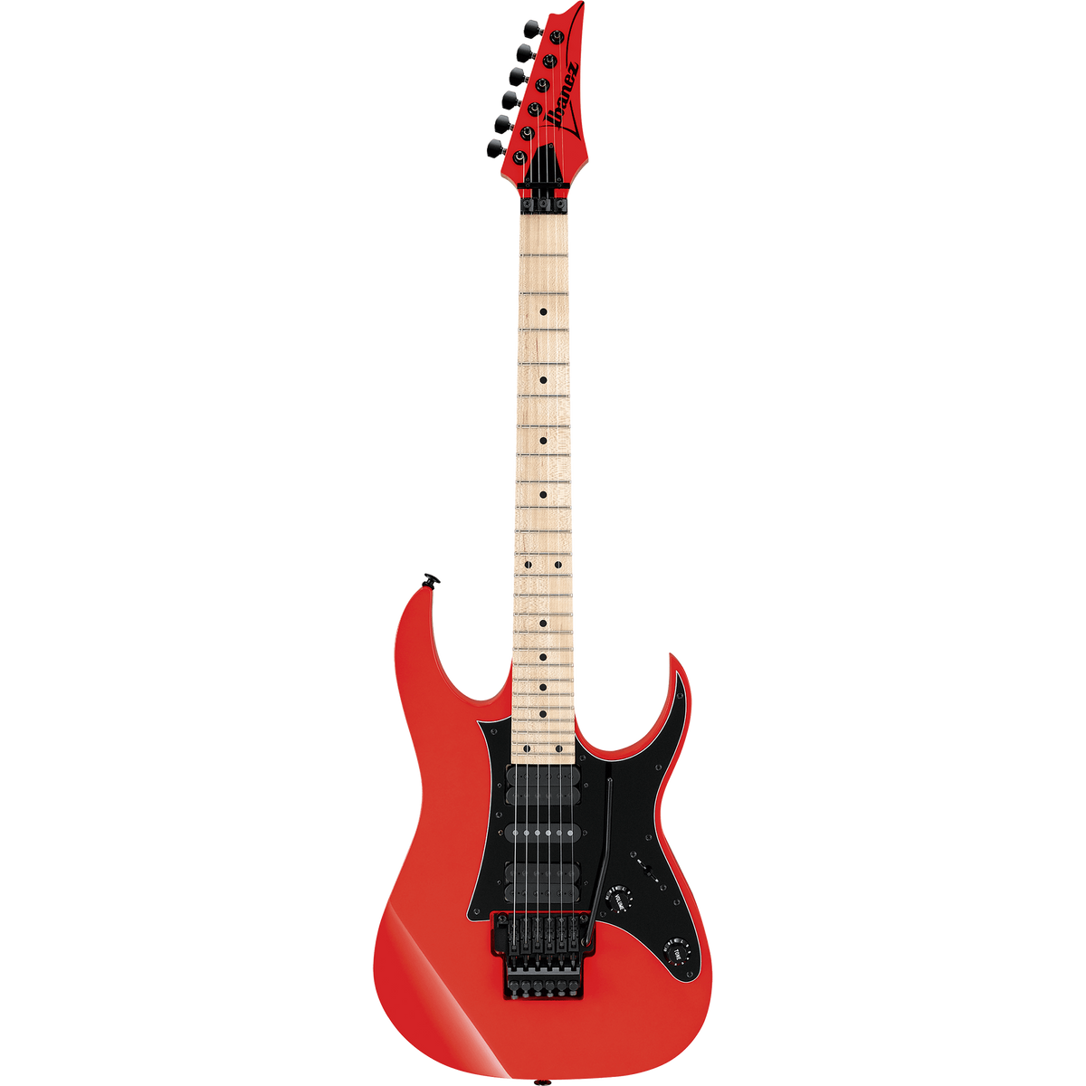 IBANEZ シースルーレッド キルティッドトップ EMGHZ 3バンドEQ搭載 IBANEZ シースルーレッド キルティッドトップ EMGHZ 3バンドEQ搭載