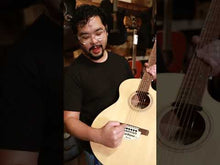 Load and play video in Gallery viewer, Ibanez AE275BTLGS Acoustic Baritone Guitar w/ Electronics, Natural