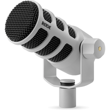 Load image into Gallery viewer, Rode PODMICW Dynamic Podcasting Microphone, White-Easy Music Center