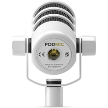 Load image into Gallery viewer, Rode PODMICW Dynamic Podcasting Microphone, White-Easy Music Center