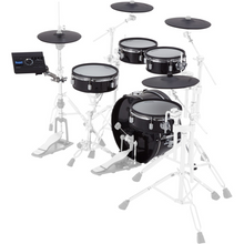 Load image into Gallery viewer, Roland VAD307 5-piece Shallow Shell, Thin Cymbals, TD-17 Sound Module - Black Wrap-Easy Music Center