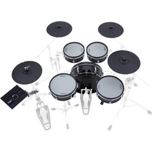 Load image into Gallery viewer, Roland VAD307 5-piece Shallow Shell, Thin Cymbals, TD-17 Sound Module - Black Wrap-Easy Music Center