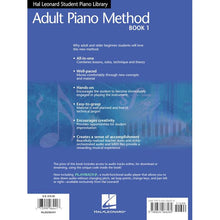 Load image into Gallery viewer, Hal Leonard HL00296441 Adult Piano Method - Book 1 with CD-Easy Music Center