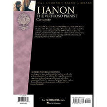 Load image into Gallery viewer, Hal Leonard HL00297081 Hanon: The Virtuoso Pianist Complete Book – New Edition - Piano - Keyboard-Easy Music Center