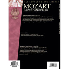 Load image into Gallery viewer, Hal Leonard HL00297088 Mozart 15 Easy Piano Pieces Schirmer Performance-Easy Music Center