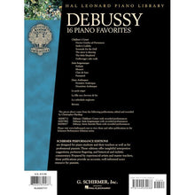 Load image into Gallery viewer, Hal Leonard HL00297117 Claude Debussy: 16 Piano Favorites-Easy Music Center