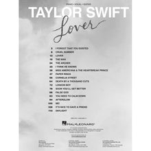 Load image into Gallery viewer, Hal Leonard HL00322682 Taylor Swift Lover-Easy Music Center