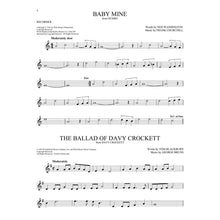 Load image into Gallery viewer, Hal Leonard HL00366060 101 Disney Songs for Recorder-Easy Music Center