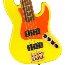 Load image into Gallery viewer, Fender 014-9400-386 MonoNeon J-Bass V, Roasted Maple Fingerboard, Neon Yellow-Easy Music Center