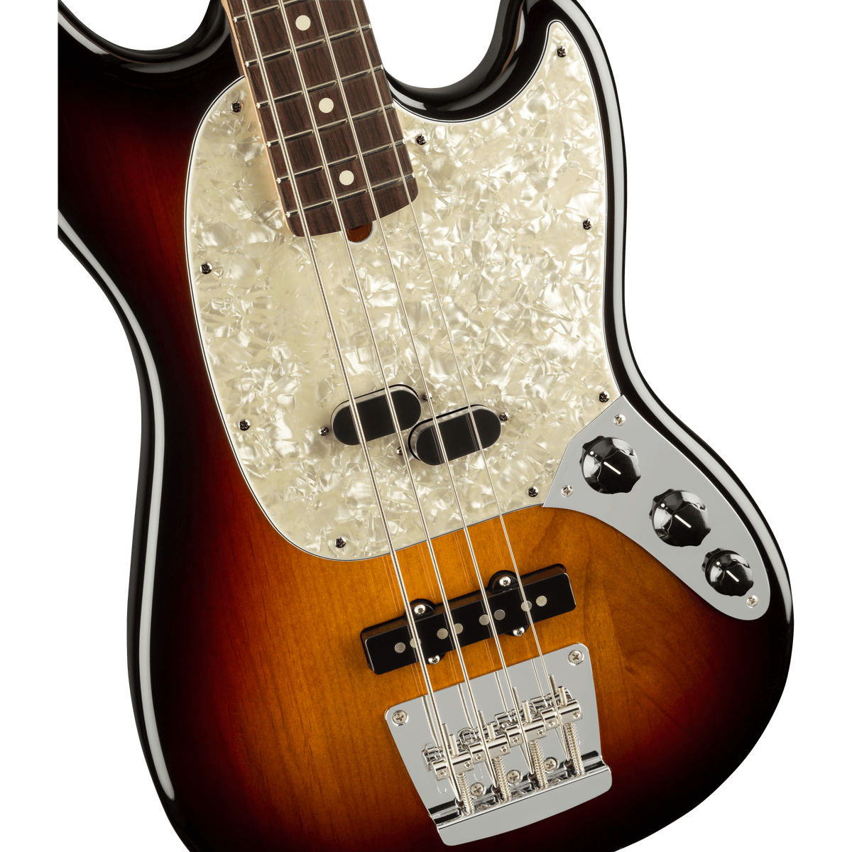 Fender 019-8620-300 Am Performer Mustang Bass, Rosewood FB, 3