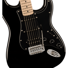 Load image into Gallery viewer, Squier 037-3203-506 Sonic Strat, HSS, Maple FB, BPG, Black-Easy Music Center