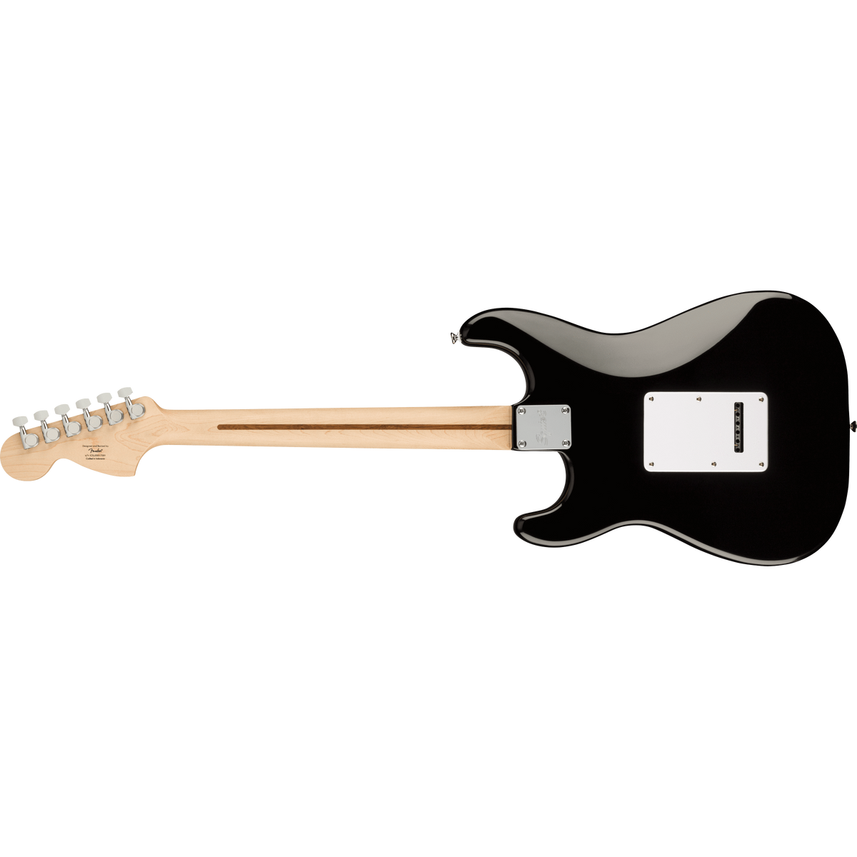 Squier 037-8002-506 Affinity Strat, SSS, Mapel, WPG, Black