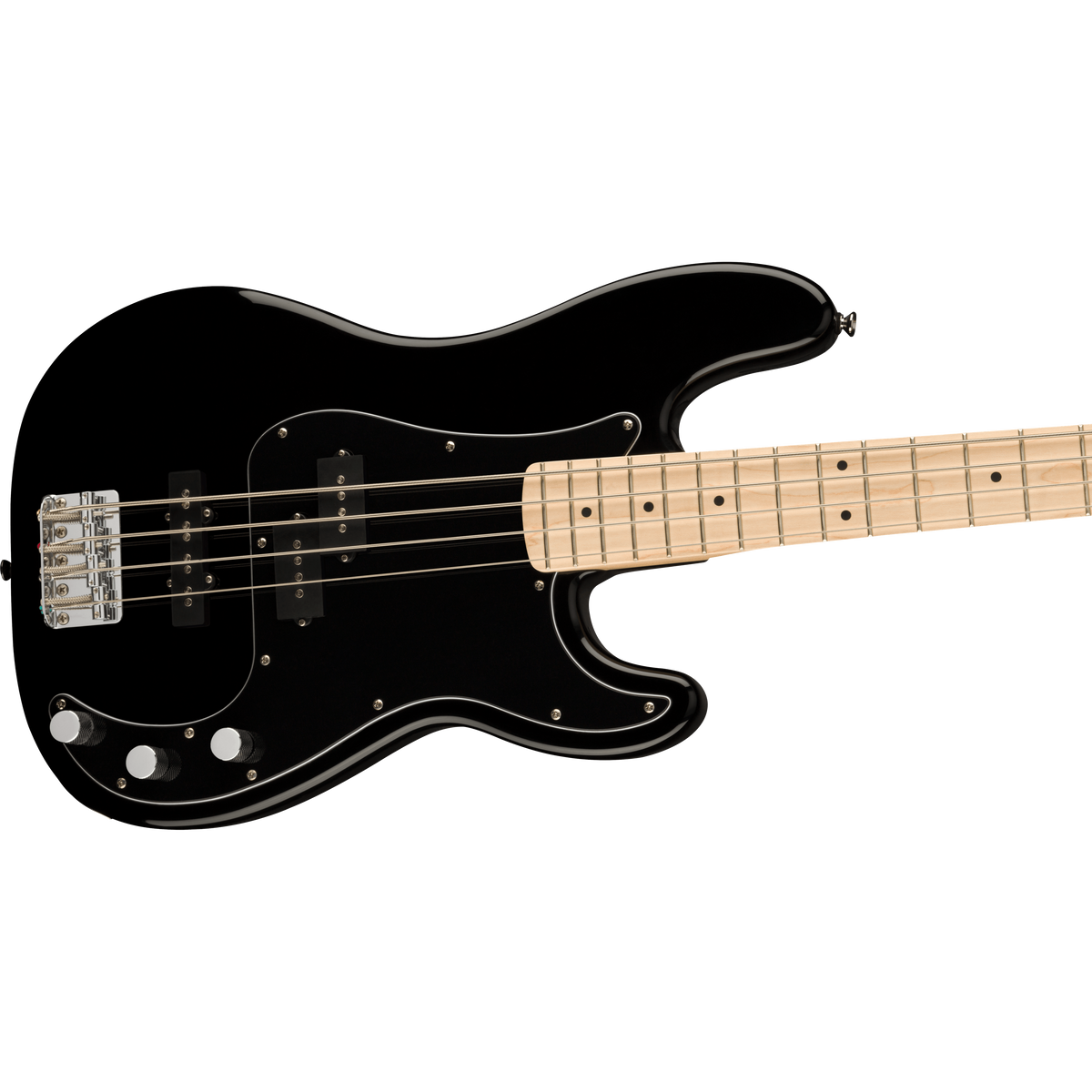 Squier 037-8553-506 Affinity PJ Bass, Maple, BPG, Black – Easy