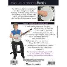 Load image into Gallery viewer, Hal Leonard HL14000981 Absolute Beginners - Banjo with CD-Easy Music Center