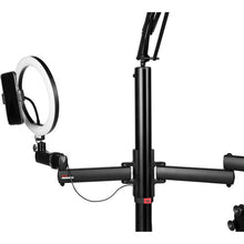 Load image into Gallery viewer, Gator GFWIDCREATETREE All-In-One Content Creator Tree with Light, Mic & Camera Attachments-Easy Music Center