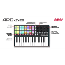 Load image into Gallery viewer, Akai APCKEY25MK2 25-Key MK2 Controller for Ableton-Easy Music Center
