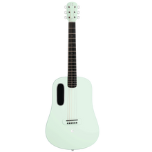 Load image into Gallery viewer, Lava Music BLUE-LAVA-GREEN Blue Lava Touch 36" HPL Acoustic-Electric Smart Guitar w/ AirFlow Bag, Aqua/Mint Green-Easy Music Center
