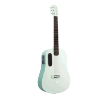 Load image into Gallery viewer, Lava Music BLUE-LAVA-GREEN Blue Lava Touch 36" HPL Acoustic-Electric Smart Guitar w/ AirFlow Bag, Aqua/Mint Green-Easy Music Center