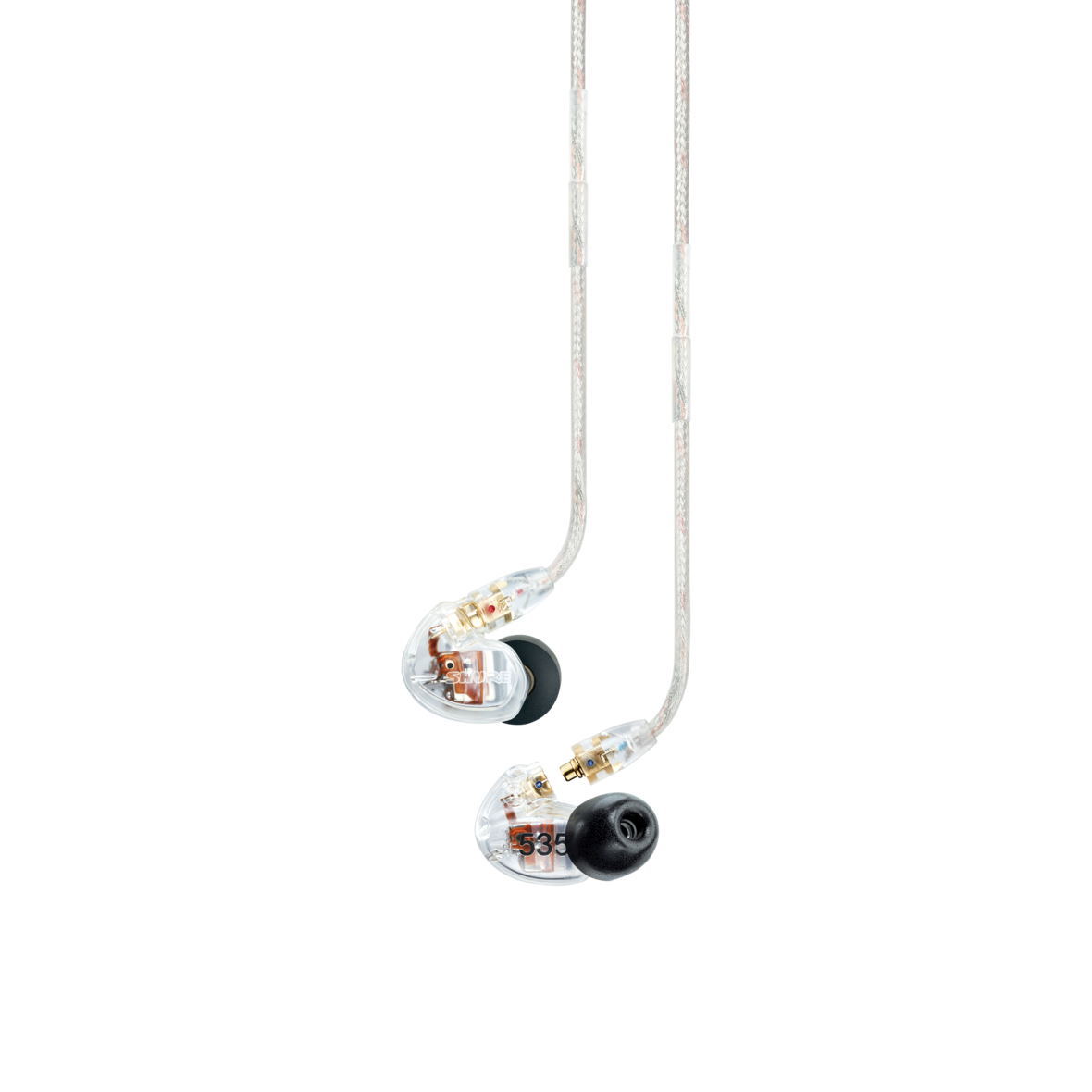 Shure SE535-CL In-Ear Monitoring Triple High Driver, Clear