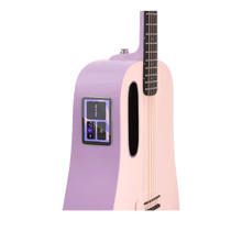 Load image into Gallery viewer, Lava Music BLUE-LAVA-PINK Blue Lava Touch 36" HPL Acoustic-Electric Smart Guitar w/ Lite Bag, Coral/Lavender-Easy Music Center