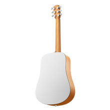 Load image into Gallery viewer, Lava Music BLUE-LAVA-ORIG Blue Lava Original 36" HPL Acoustic Guitar w/ Lite Bag, Frost White/Walnut-Easy Music Center