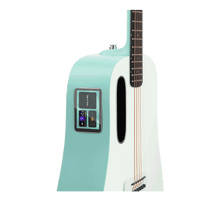 Load image into Gallery viewer, Lava Music BLUE-LAVA-GREEN Blue Lava Touch 36" HPL Acoustic-Electric Smart Guitar w/ AirFlow Bag, Aqua/Mint Green-Easy Music Center
