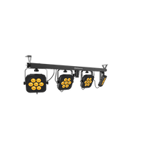 Load image into Gallery viewer, Chauvet 4BARQUADILS RGBA 4 Wash Light System w/ILS, Includes Stand, Carrying Case, and Pedal-Easy Music Center