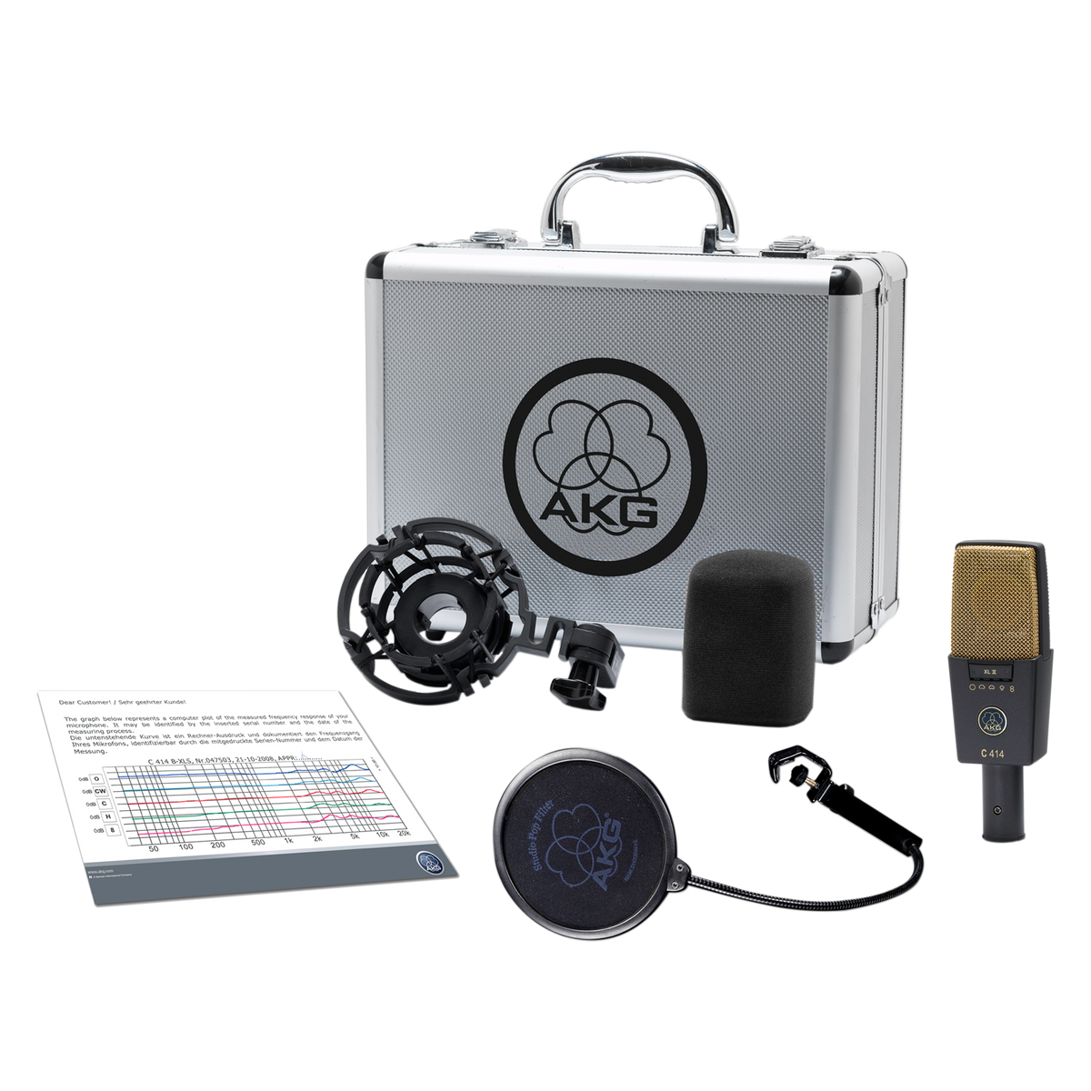 AKG ( アーカーゲー ) / C414 XLII＋RODE PSA1 美品 AKG C414XLII Studio Large-Diaphragm Condenser Microphone – Easy