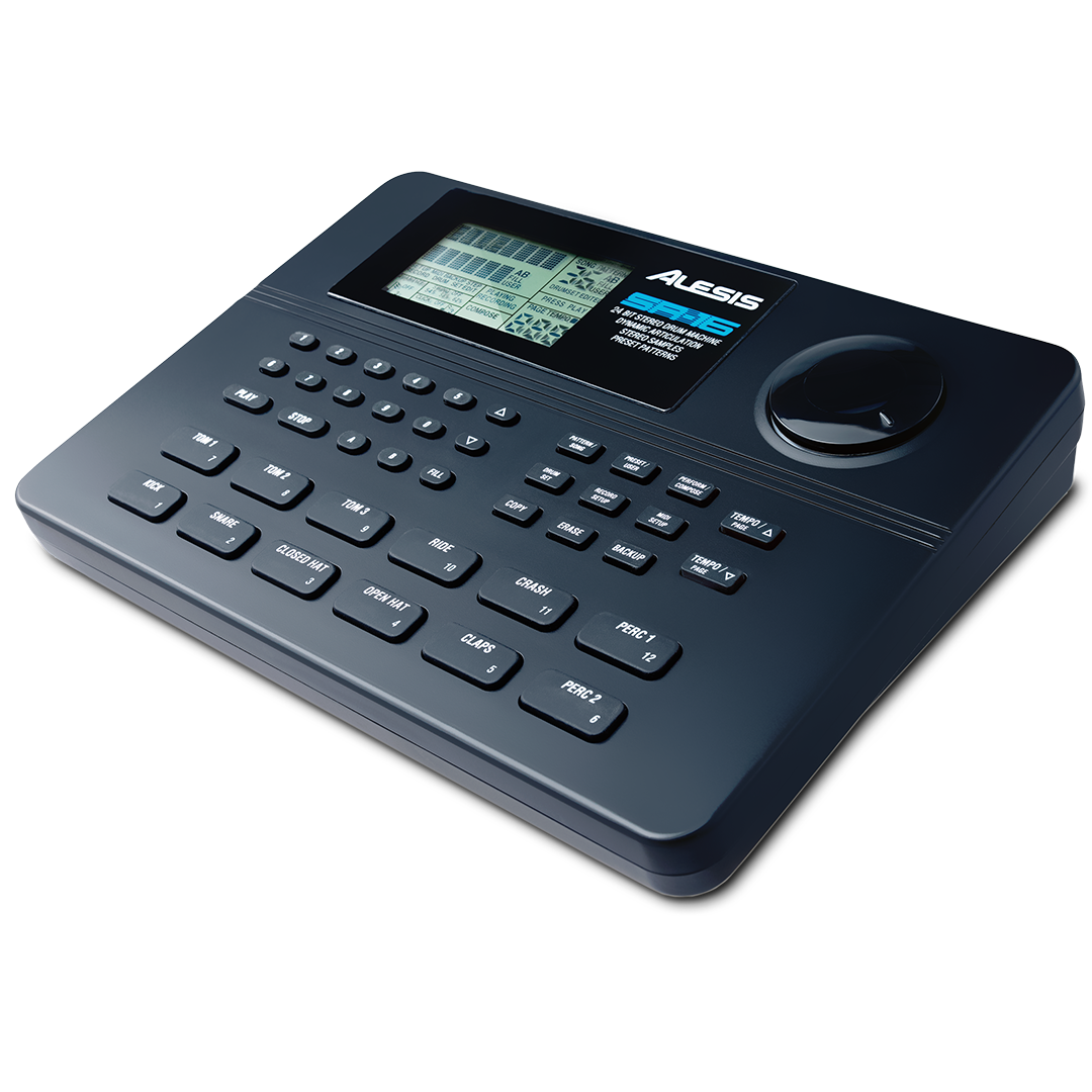 Alesis SR16 Drum machine with 233 classic sounds, 50 preset