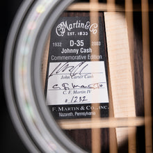 Load image into Gallery viewer, Martin D-35-JOHNNYCASH Johnny Cash Signature Acoustic Guitar (#2605691)-Easy Music Center