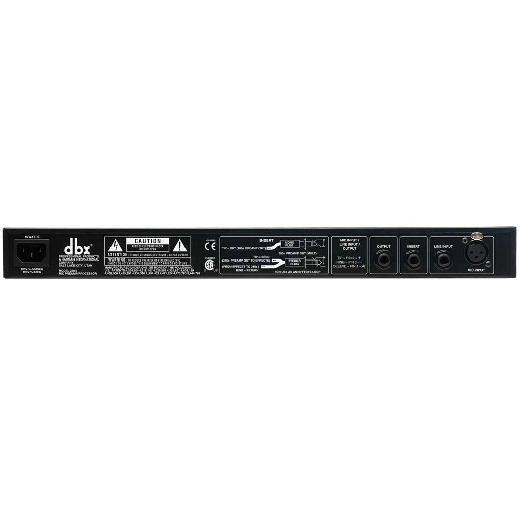 DBX DBX286S Mic Preamp / Channel Strip – Easy Music Center