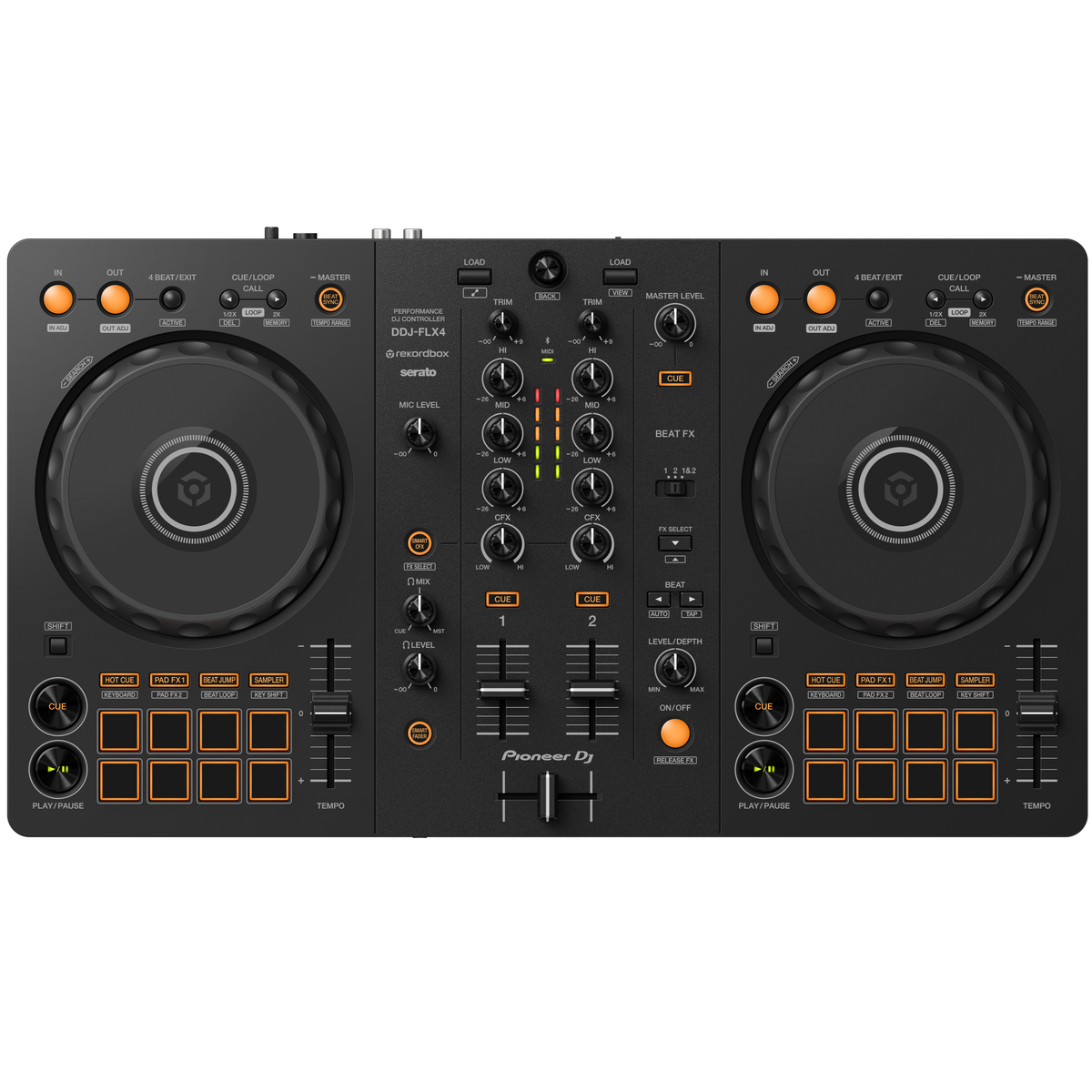 Pioneer DDJ-FLX4 2-Channel DJ Controller for Rekordbox & Serato