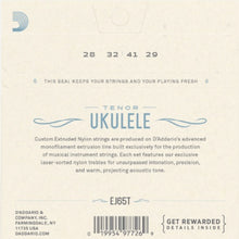 Load image into Gallery viewer, D'Addario EJ65T Pro-Arté Custom Extruded Nylon Ukulele Strings, Tenor-Easy Music Center