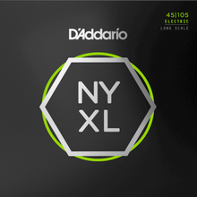 Load image into Gallery viewer, D'Addario NYXL45105 Nickel Wound Bass Guitar Strings, Light Top / Med Bottom, 45-105, Long Scale-Easy Music Center