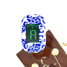 Load image into Gallery viewer, Easy Music Center EMC-T Chromatic Clip-on Tuner, Blue Floral-Easy Music Center