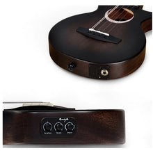 Load image into Gallery viewer, Enya EUT-MOON5/BK/EQ Signature Taimane 5-String Ukulele, Black w/ Effects Pickup-Easy Music Center